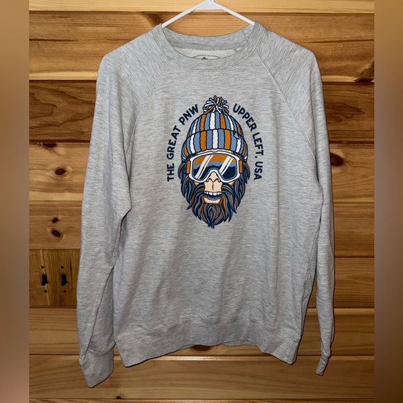 Wild Pair Other - Pacific Northwest PNW Gray Graphic Crewneck